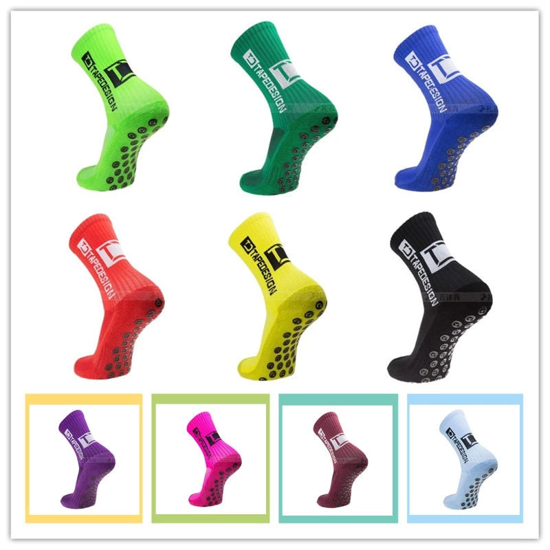 Calcetines de Fútbol Transpirables FS Antideslizantes de Silicona